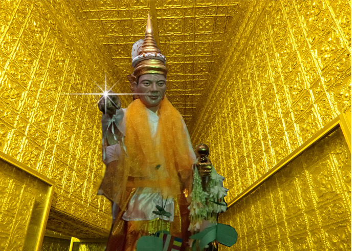 ไหว้สิ่งศักดิ์สิทธิ์แบบชาวพม่า